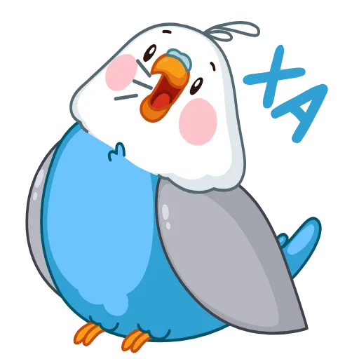 😂 Эмодзи «Blue Bird» для Telegram