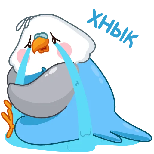 😭 Эмодзи «Blue Bird» для Telegram