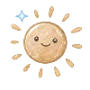 ☀️ Эмодзи «Голубые буквы, иконки» для Telegram