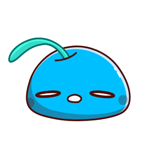 😴 Эмодзи «Blue Cherry» для Telegram