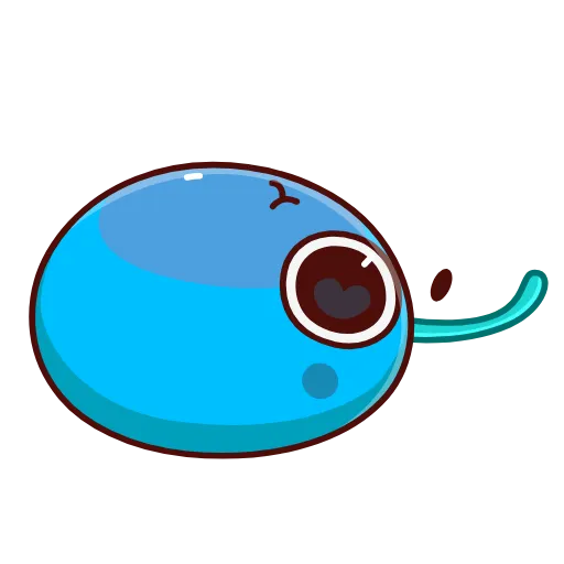 🫠 Эмодзи «Blue Cherry» для Telegram