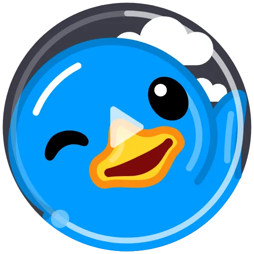 🦆 Эмодзи «Blue Duck» для Telegram