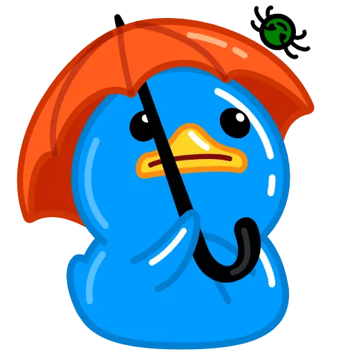 ☂️ Эмодзи «Blue Duck» для Telegram