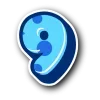 🤩 Эмодзи «BluePanda» для Telegram