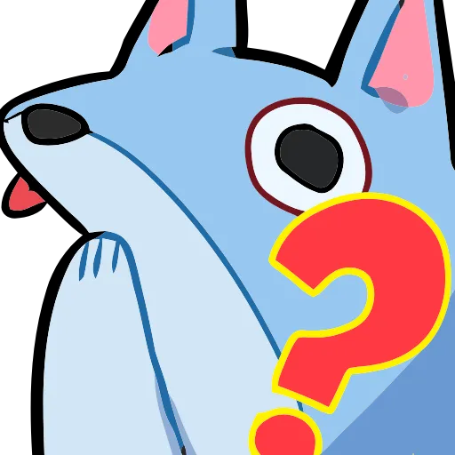 ❓ Эмодзи «Blue Fox» для Telegram