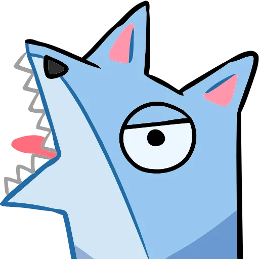 🦊 Эмодзи «Blue Fox» для Telegram