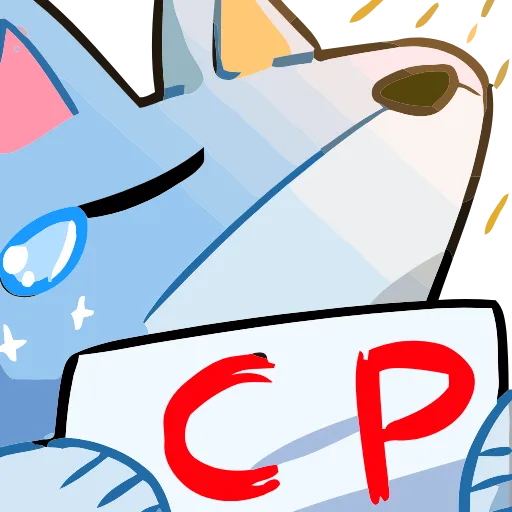 😢 Эмодзи «Blue Fox» для Telegram