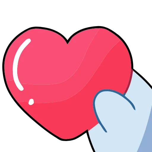 ❤️ Эмодзи «Blue Fox» для Telegram