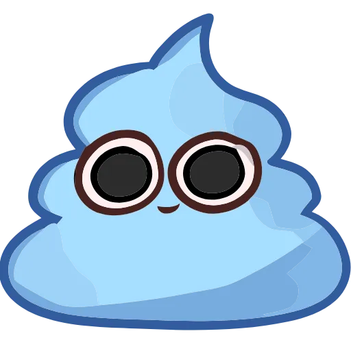 💩 Эмодзи «Blue Fox» для Telegram