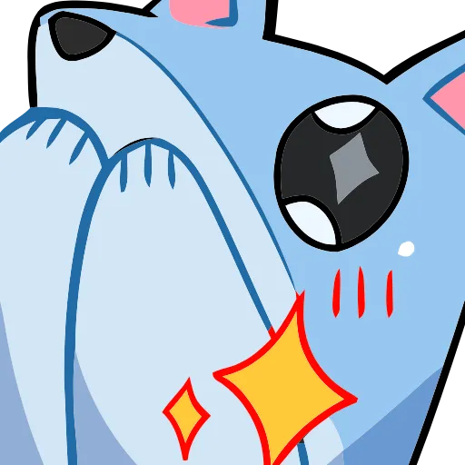Стикерпак Blue Fox для Telegram
