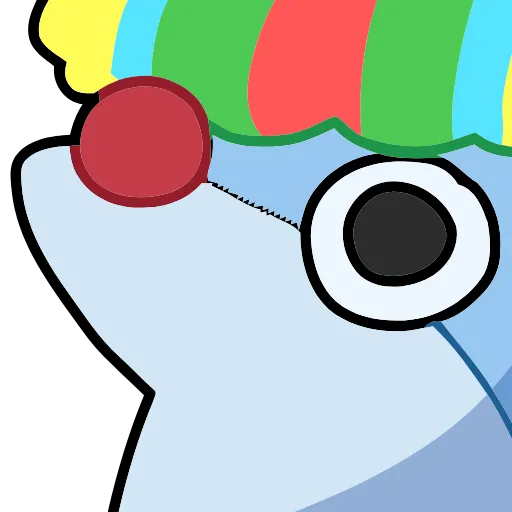 🤡 Эмодзи «Blue Fox» для Telegram
