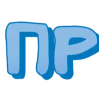🤩 Эмодзи «Синие буквы, русские и английские» для Telegram