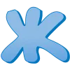 🤩 Эмодзи «Синие буквы, русские и английские» для Telegram