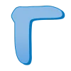 🤩 Эмодзи «Синие буквы, русские и английские» для Telegram