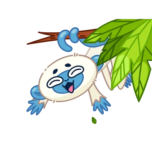 👋 Эмодзи «Blue Monkey» для Telegram