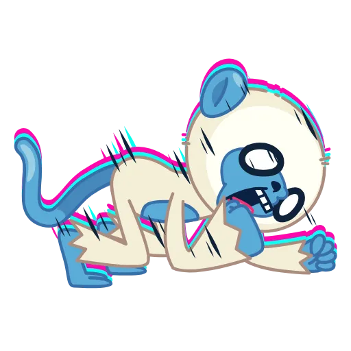 🤬 Эмодзи «Blue Monkey» для Telegram
