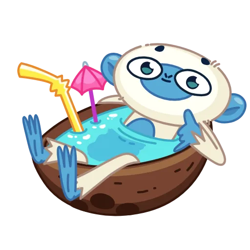 🐵 Эмодзи «Blue Monkey» для Telegram