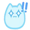 ‼️ Эмодзи «Blue Nyan» для Telegram