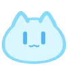 Эмодзи Blue Nyan для Telegram — скачать