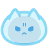 😠 Эмодзи «Blue Nyan» для Telegram
