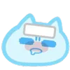 🤒 Эмодзи «Blue Nyan» для Telegram