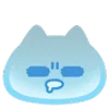 😰 Эмодзи «Blue Nyan» для Telegram