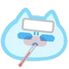 🤒 Эмодзи «Blue Nyan» для Telegram