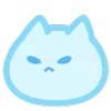 😒 Эмодзи «Blue Nyan» для Telegram