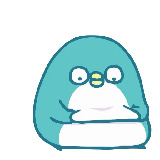 🕺 Эмодзи «Blue Penguin» для Telegram