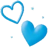 💙 Эмодзи «[🩵💙] ˚₊· ͟͟͞͞➳❥ 𖥔 ݁ ˖» для Telegram
