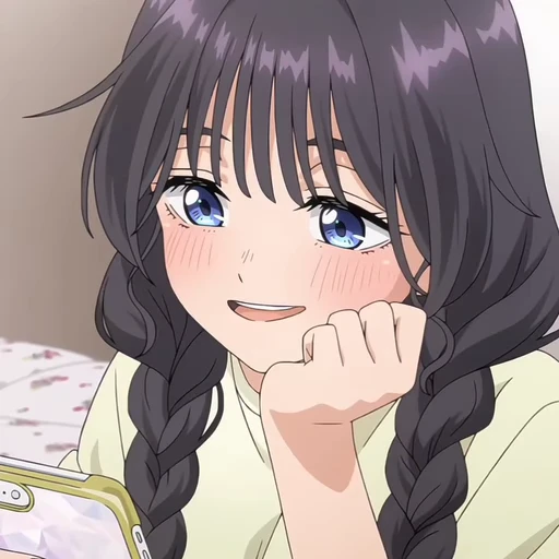 🎠 Стикер «Blushy cat» для Telegram