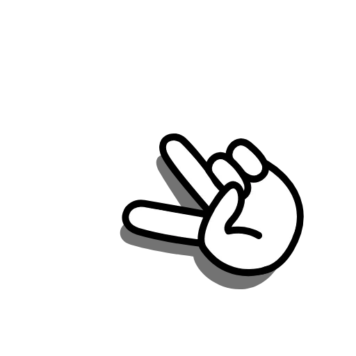 ✌️ Эмодзи «White - белые эмодзи» для Telegram