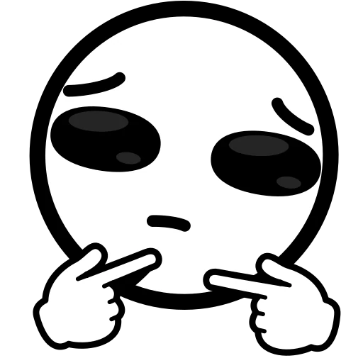 🥹 Эмодзи «White - белые эмодзи» для Telegram