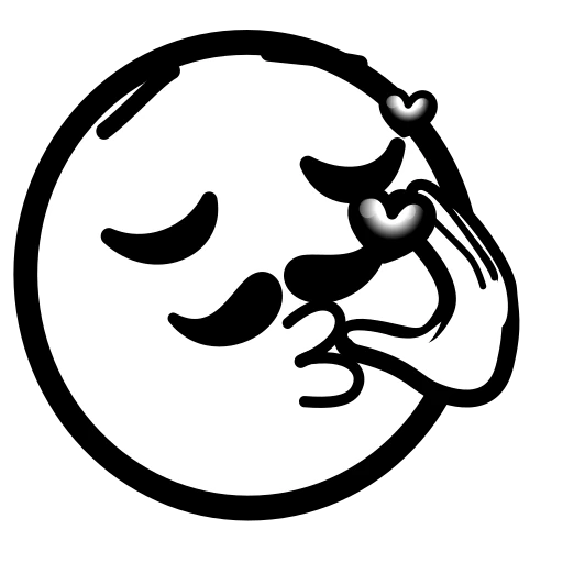 🍕 Эмодзи «White - белые эмодзи» для Telegram