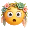 😳 Эмодзи «Эмодзи с цветочками» для Telegram