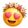 😍 Эмодзи «Эмодзи с цветочками» для Telegram