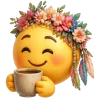 🤩 Эмодзи «Эмодзи с цветочками» для Telegram