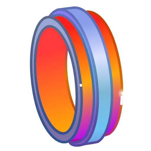 💍 Стикер «Bonded Rings» для Telegram