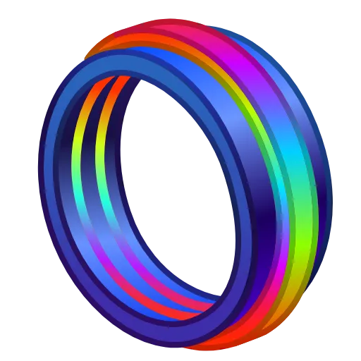 💍 Стикер «Bonded Rings» для Telegram