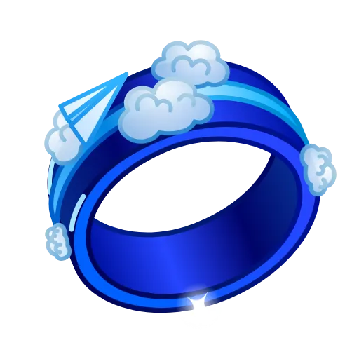 💍 Эмодзи «Bonded Rings» для Telegram