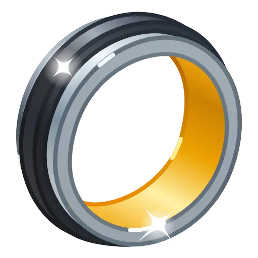 💍 Эмодзи «Bonded Rings» для Telegram
