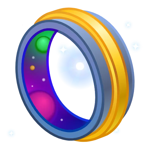 💍 Эмодзи «Bonded Rings» для Telegram
