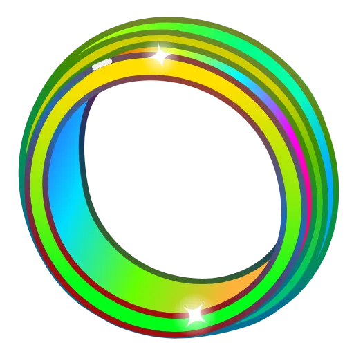 💍 Эмодзи «Bonded Rings» для Telegram