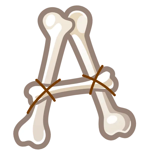 Эмодзи Bony Font Emoji для Telegram — скачать
