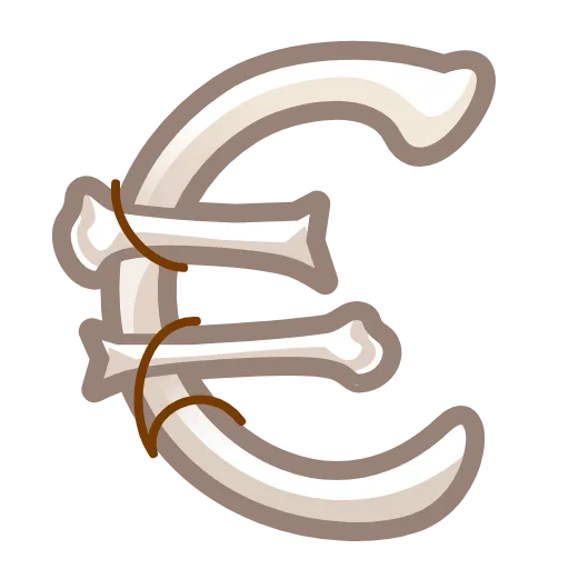 💀 Эмодзи «Bony Font Emoji» для Telegram