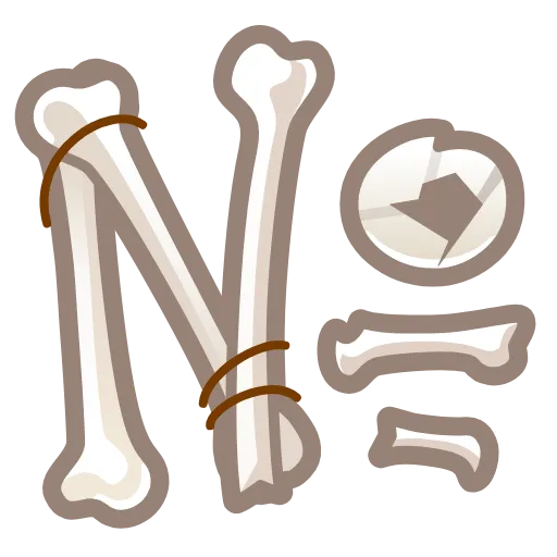 💀 Эмодзи «Bony Font Emoji» для Telegram