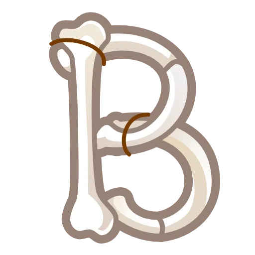 💀 Эмодзи «Bony Font Emoji» для Telegram