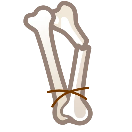 💀 Эмодзи «Bony Font Emoji» для Telegram