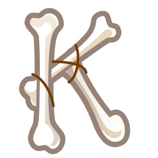 💀 Эмодзи «Bony Font Emoji» для Telegram