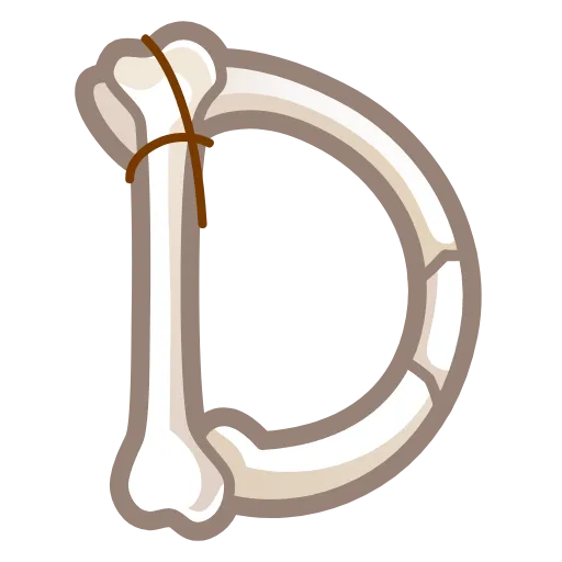 💀 Эмодзи «Bony Font Emoji» для Telegram